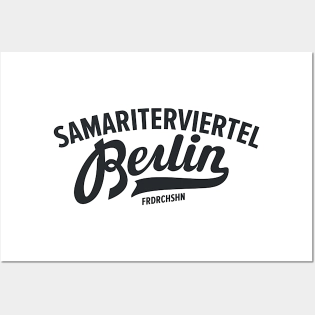 Friedrichshain's Samariterviertel  – Wo Kreativität und Gemeinschaft aufblühen Wall Art by Boogosh